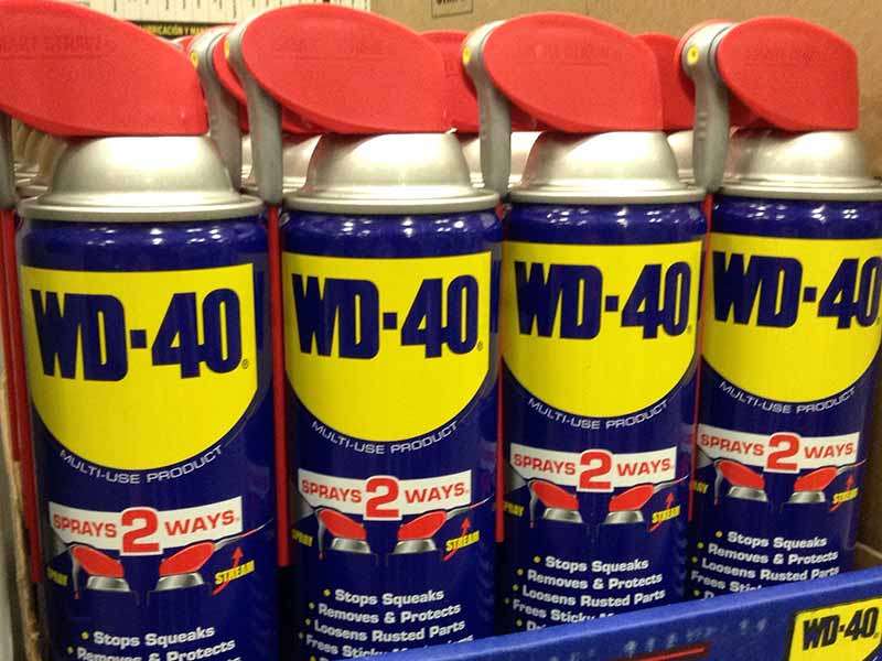 wd40 on car paint